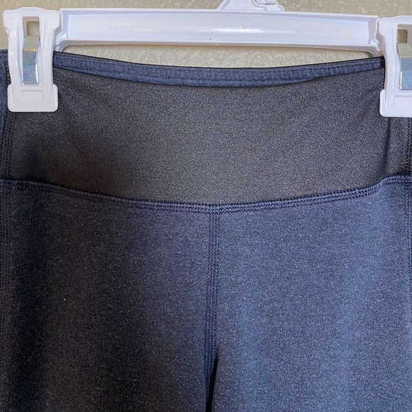 Lululemon Cotton Ribbed Spandex Insert Crop Leggings - Picture 4 of 12